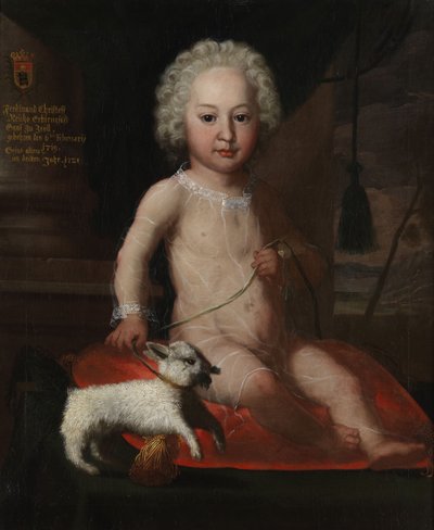 Retrato infantil de Ferdinand Christoph von Waldburg-Zeil (* 1719) de Unbekannt Unbekannt